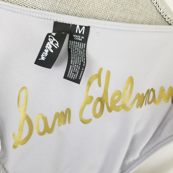 Sam Edelman silver metallic one piece swimsuit - Picture 5 of 5